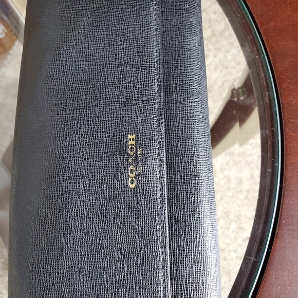 Coach Soft Leather Wallet with card slot on back - Picture 5 of 13